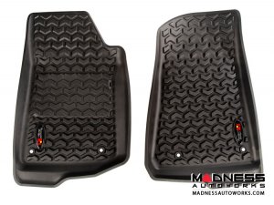 Jeep Wrangler JL Floor Liners - Black - Front & Rear - 2 Door